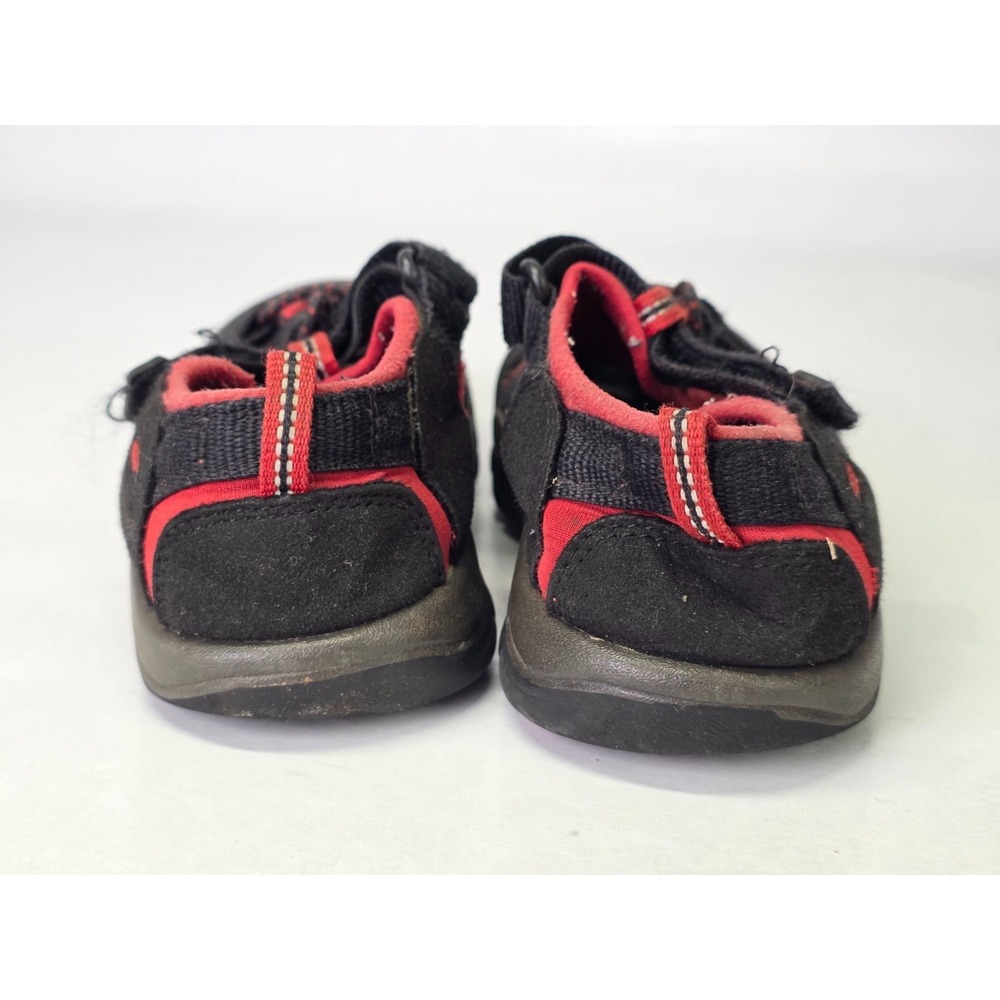 Keen Newport H2 Little Kids Size 12 Black Red Outdoor Water Hiking Sandals - Picture 8 of 9
